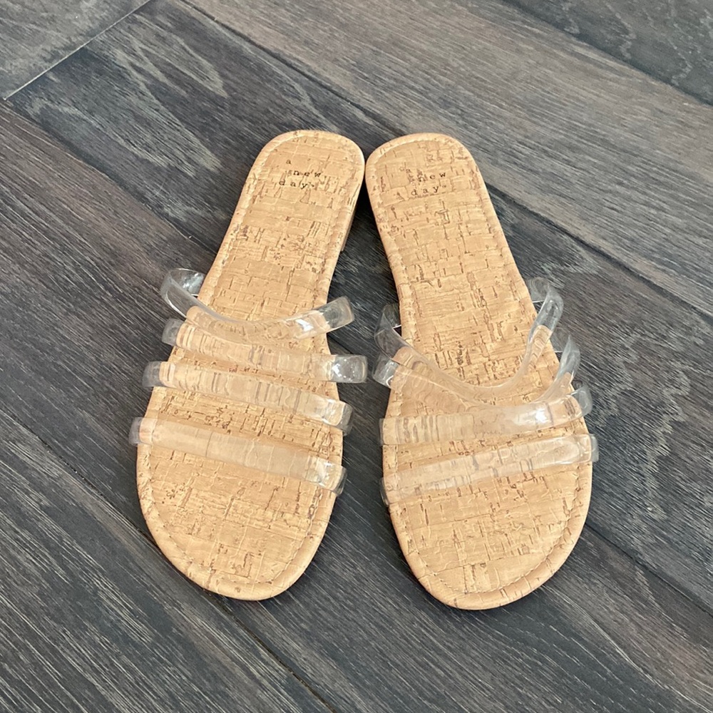 Clear Strapped Sandals